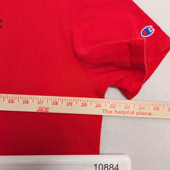 Champion Casual Short Sleeve Pullover T Shirt Mens Size Large L Red - Picture 6 of 9